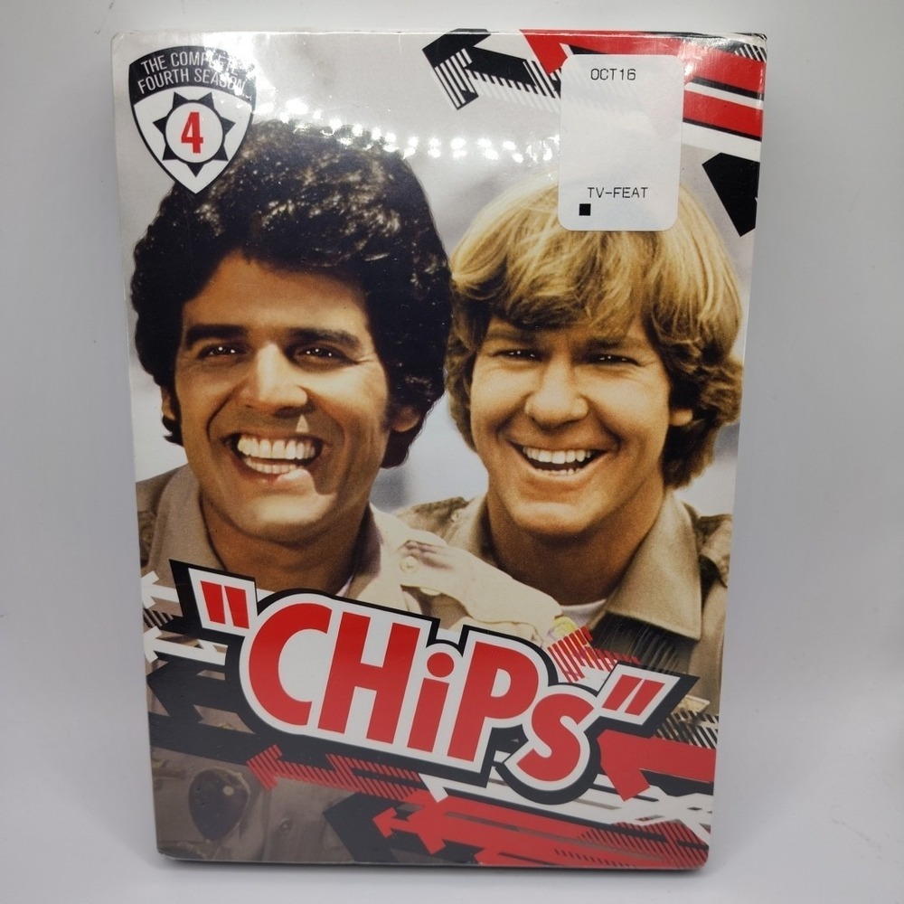 Chips Season 4 DVD Tv Series‎ New Sealed Police Action Drama OOP Hard To Find